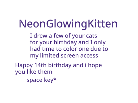 HAPPY BIRTHDAY NEON!!