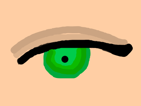CHARLI XCX BRAT THEMED EYES