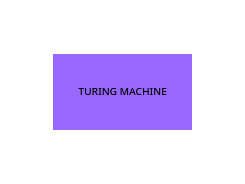 TURING MACHINE