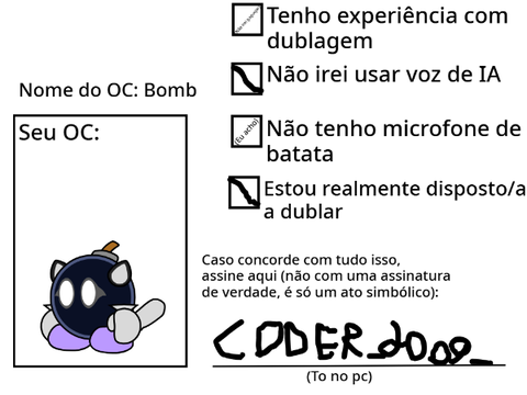 Um idiota tentando dublar