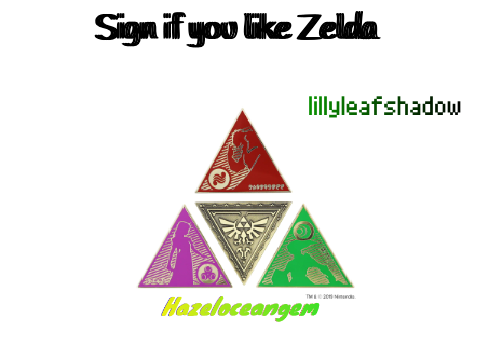 Sign if you like Zelda! Signature #2
