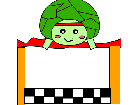 the trutle will win the race!