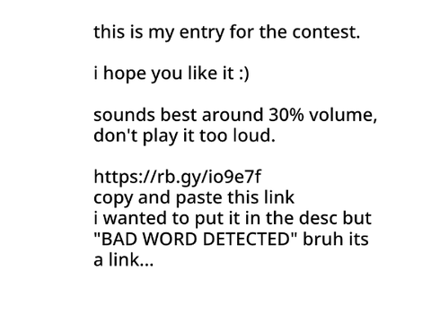 Music contest entry