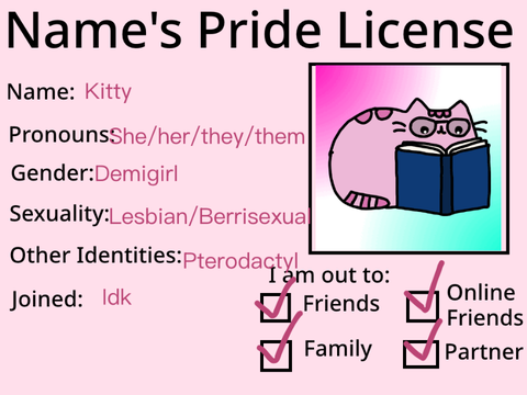 Pride License!!