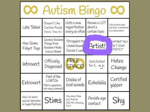 Autism Bingo -  REVAMPED remix