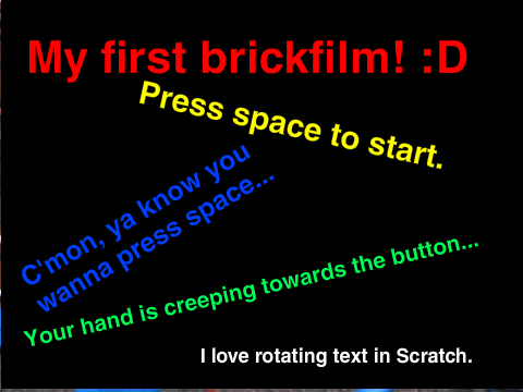 My First Brickfilm! :D