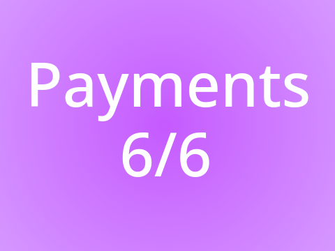 Payments 6/6