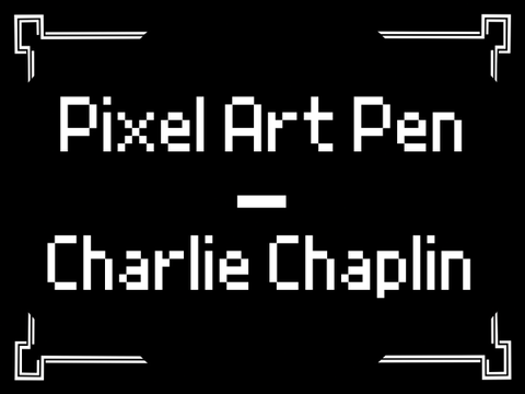 Pixel Art - Charlie Chaplin