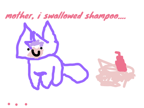 i swallowed shampoo | meme i guess