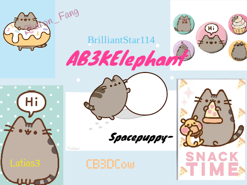 Sign if you love pusheen!! :D  remix remix remix remix