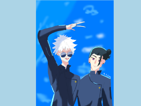 Satoru and Suguru Fanart - JJK