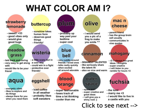 which colors am i?