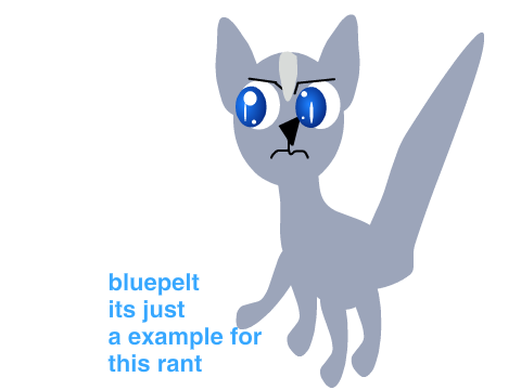 Unatrual Colors on warrior cats rant.