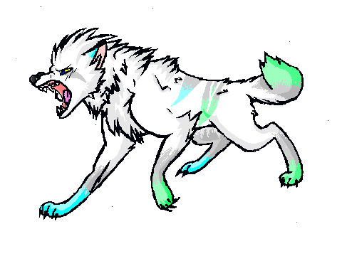 Wolf coloring contest