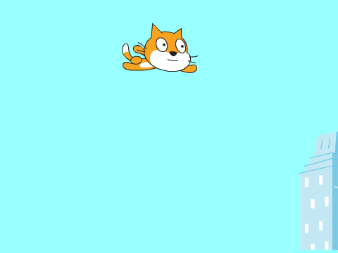CAT FLY'S!