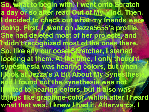 My Syn Story