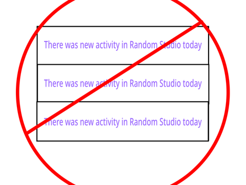 The Studio Activity Message Removal Petition remix