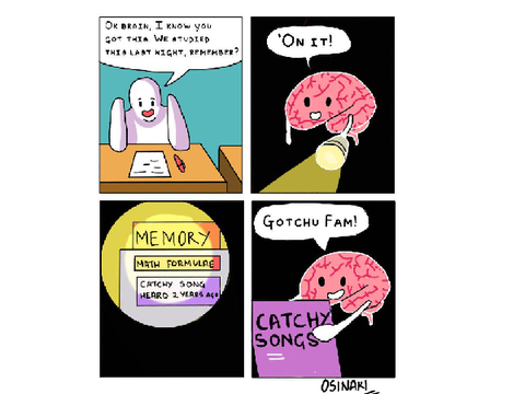 my brain be like in da middle of da math exam