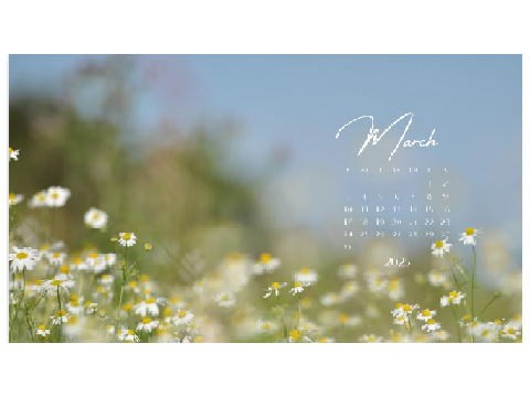 March Dskt Wallpaper