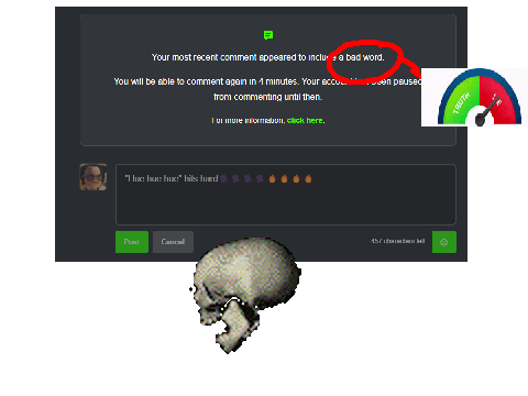 scratch moderation at its finest :)