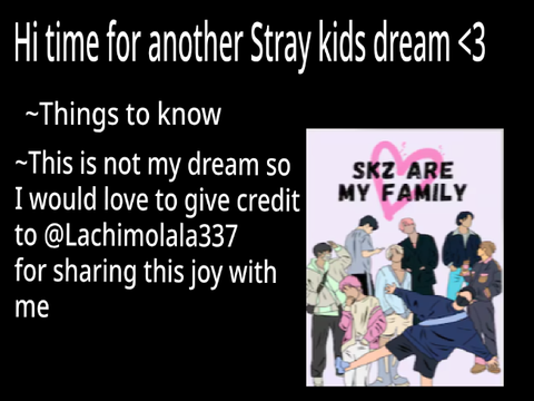 Stray kids dreams