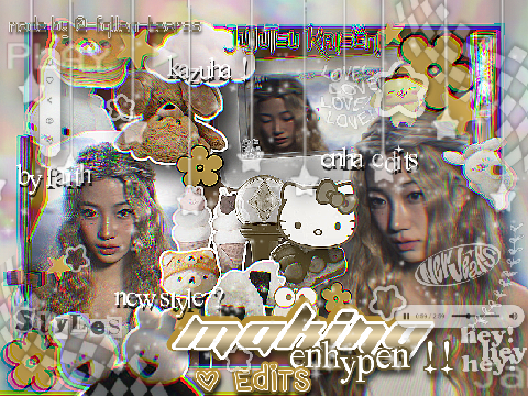꒰☄꒱﹒making ¬ ᵉⁿʰʸᵖᵉⁿ !! edits ﹒⟢ *ﾟ