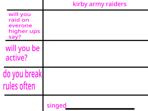 kirby army form remix-2