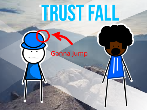Trust Fall (ft. @-shorky-) #animations #all #stories #trending #art 