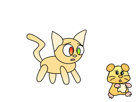 escape the cat!