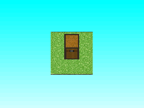 3D minecraft chest! :D