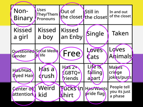 Non-Binary Bingo!  remix