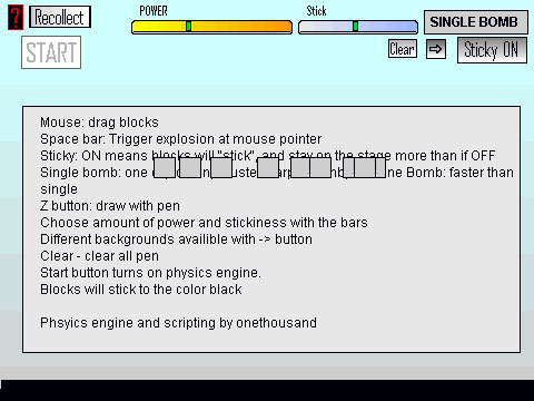 Interactive demolition