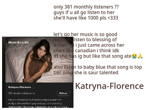 artists we shld make known <3