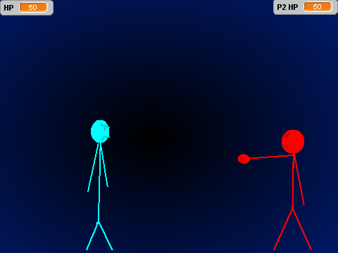 stickman fight (2p only never ending)