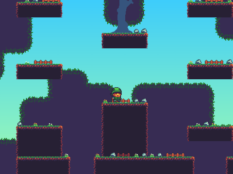 ninja battle (scrolling) animation