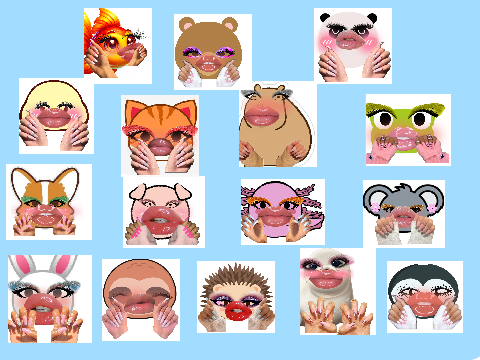 gen 1 of preppy animal routines free wallpaper