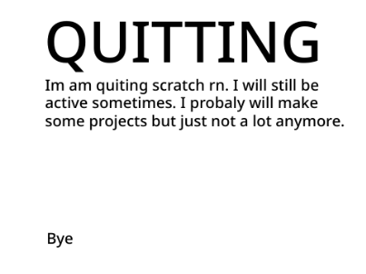 Quitting