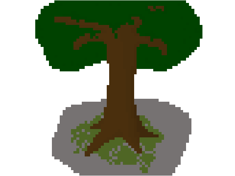 Tree Pixel Art