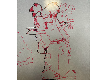 whiteboard doodle