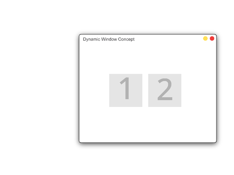 Window UI Concept