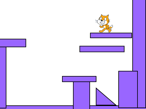 Platformer (one level only) my first time making a platformer