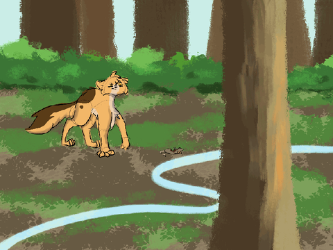 Animation test (young Bramblepaw)