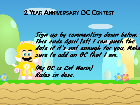 2 Year Anniversary OC Contest