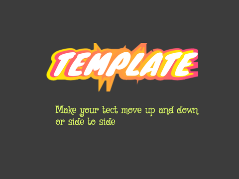 Moving text tutorial