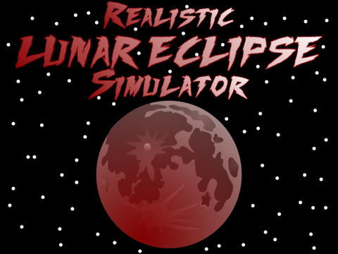Realistic Lunar Eclipse Simulator