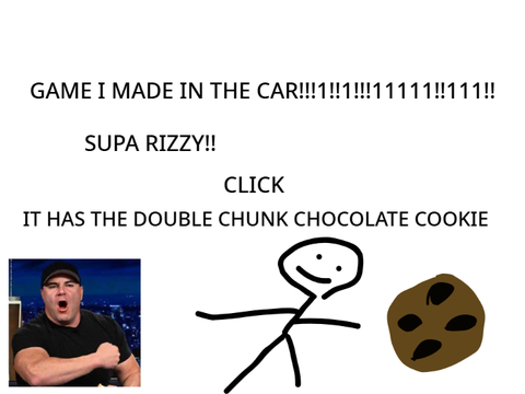 The game I made in the car