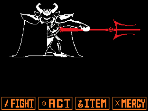 Asgore fight DEMO
