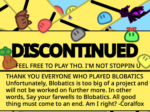 BLOBATICS V4.8 (DISCONTINUED)