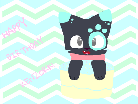 Happy late bday kenzork!