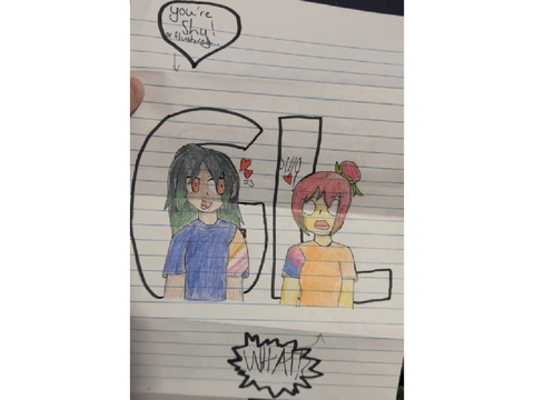 Making random LGBTQ+ drawings until my parents notice pt 1